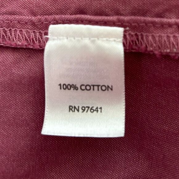 J. Jill Women’s Rose 100% Cotton Button Down Shirt Size Large - Picture 9 of 13